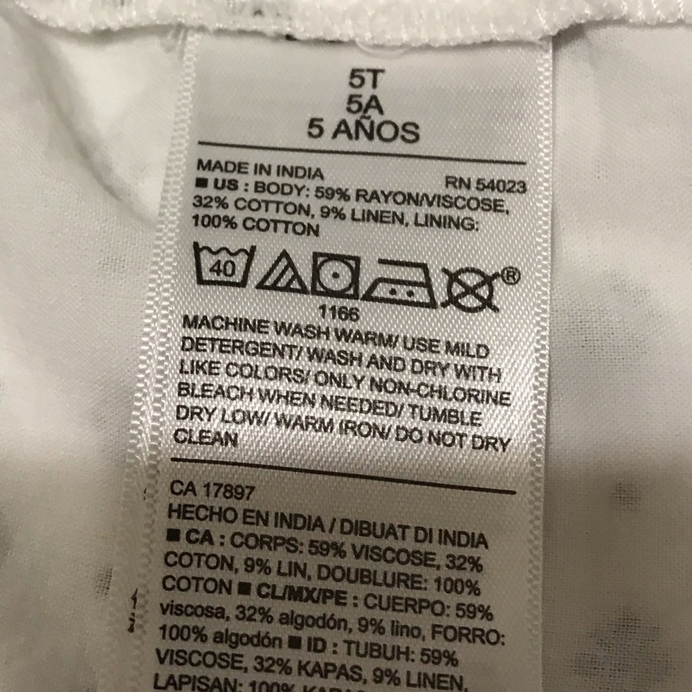 Old Navy Black and White Top size 5 - Picture 5 of 5